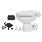 Jabsco Quiet Flush E2 Raw Water Toilet Regular Bowl - 12V Soft Close Lid New. Price: $875.99.