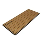 Seadek 16" X 39" Dual Density Helm Pad, Brushed Teak Style Mocha/black New. Price: $218.19.