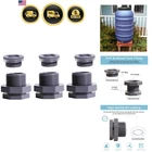 1/2 Inch Pvc Bulkhead Water Tank Connector Adapter Fitting With Plugs Thru-bu... New. Price: $23.09.