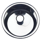 10241 Scandvik 11.5" X 7" Cylindrical Sink - Mirror Finish New. Price: $148.52.