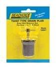 Seachoice 18801 Black Brass Fully Adjustable Twist Turn Drain Plug 6.8 LX1 In. New. Price: $8.48.