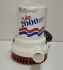 Bilge Pump, Rule 2000 Heavy Duty, 12 Volt New Model 10. Price: $105.99.