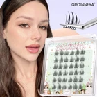 Groinneya Natural Clusters Wispy Eyelash Extension Lashes New. Price: $8.31.
