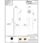 Ambassador Marine 135-0000-CP Universal- Elite Slidebar Shower (chrome) New. Price: $284.89.