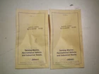 Jabsco Quantity Two Of #18724-0000 Retaining Rings, Free Freight New. Price: $14.95.