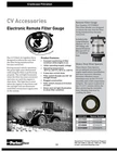 CCV55012 Parker Racor Remote Filter Indicator Kit New. Price: $97.26.
