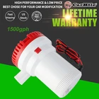 12V 1500GPH Boat Marine Plumbing Electric Bilge Pump Non Automatic Discharge New. Price: $29.99.