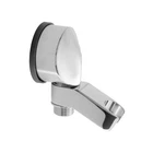 Jaclo #6416-SN Brass Water Supply Elbow With Handshower Holder /satin Nickel/nos Open. Price: $30.00.