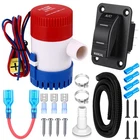 Saysurey Boat Water Pump 12V 24V 3 Way Switch Panel 11/8 Inch Dia Bilge... New. Price: $43.32.
