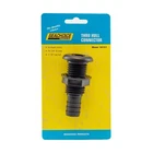 Thru Hull Bilge Pump, Aerator Hose Fitting 3/4" Black Plastic Seachoice 18151 New. Price: $15.25.