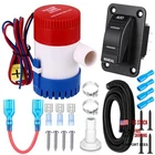 Boat Bilge Water Pump 12V 24V 3 Way Switch Panel 1-1/8 Inch Dia 1100GPH, 20A New. Price: $44.86.