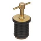 Attwood Marine 7526A7 T-handle Brass Drain Plug 1" Diameter New. Price: $12.83.
