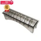 Perfitech Clipper Guard Holder Organizer With 10 Slots, Black, Sturdy Pc Grey New. Price: $14.99.