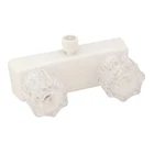 Empire Faucets U-YJW53VBW 4" Non-metallic 2-HANDLE Shower Only With Crystal O... New. Price: $35.86.