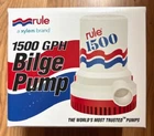 Rule 1500 Gph Electric Bilge Pump Model 02 New. Price: $99.99.