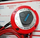 Perko 8501 Battery Switch With 3 Red #2 Cables Used. Price: $50.00.