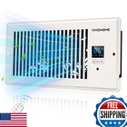 Vivohome 4"X10" Smart Vent Booster Fan, Thermostat & Remote, 10-SPEED, White New. Price: $86.94.