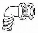 T-h Marine 90 Degree Thru Hull Hose Connector Fitting 1-1/8 White TH1292DP New. Price: $25.22.
