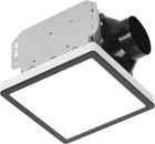 Homewerks Matte Black Bathroom Fan With Dimmable Led Light & Magnetic Trim New. Price: $173.99.