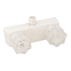Empire Faucets U-YJW53VBW 4" Non-metallic 2-HANDLE Shower Only With Crystal Or New. Price: $31.62.