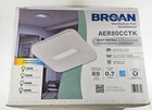 Broan AER80CCTK Bathroom Ventilation Fan W/ Led Light, Cfm, 0.7 Sones, New. Price: $89.95.