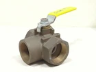 Apollo Conbraco 70-607-01 Bronze 70-600 Series 1-1/2" Npt 3-WAY Ball Valve New. Price: $159.95.