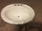 *lasalle Bristol 16370PW 17" X 20" White Oval Plastic Lavatory Sink New. Price: $12.50.
