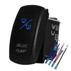 Blue Led Bilge Pump Rocker Switch 7PIN On-off-on Dpdt Toggle For Marine New. Price: $19.39.