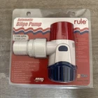 Rule 1100GPH Electronic Sensing Bilge Pump - 12V 27SA New. Price: $145.00.
