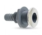 Whitecap S-3801 Stainless Steel/nylon 3/4 Straight Thru-hull Fitting With Barb New. Price: $12.95.