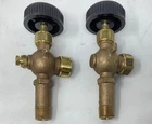 Conbraco Apollo Valves 21-205-03 Top & Bottom 1/2 Gauge Cock Set New. Price: $127.50.