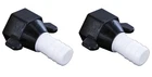 Shurflo 94-181-04 1/2" Hose Barb Npt Hex Wingnut Straight Pump Fitting New. Price: $15.95.