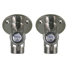 Scandvik Chrome Plated Stainless Steel Cold Water Angled Washdown Faucet New. Price: $161.60.