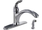 Valterra PF231322 Single Handle Rv Kitchen Faucet W/ Side Sprayer Chrome New. Price: $89.40.