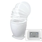 Jabsco Lite Flush Electric 12V Toilet W/control Panel 58500-1012 Boat Marine New. Price: $897.04.