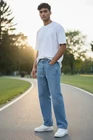Red Head Men Jeans 34X30 Blue Straight Leg 100% Cotton Mid Rise Work Casual Pre-owned. Price: $19.95.