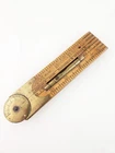 Antique J.rabone & Sons England #1190 24" Folding Rule Level Boxwood Brass Used. Price: $90.68.