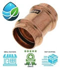Viega 78182 1" Propress Copper Coupling No Stop Slip Fitting Pxp Plumbing New. Price: $64.07.