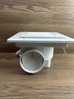 Feiton Square Bathroom Exhaust Fan With Led Light, 110 CFM30W 4 Inch Duct,... Open. Price: $36.00.