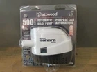 Attwood 4505-7 Sahara S500 Automatic Bilge Pump, 12-VOLT, 1.5-AMP Draw, -inch New. Price: $59.94.