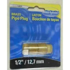 Marpac Brass Pipe Plug 7-0824 New. Price: $9.84.