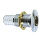 Perko 3/4" Thru-hull Fitting F/ Hose Chrome Plated Bronze Made The Usa New. Price: $63.38.