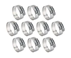 Ideal 62604 Tridon 345-004 Sae 1/4 To 5/8 Stainless Steel Hose Clamp (10) New. Price: $12.95.