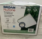 Broan BE8 Roomside 80 Cfm 1.5 Sone Ceiling Mounted Energy Star - White Open. Price: $44.79.