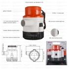 Seaflo Bilge Pump 3500GPH 24V Water Submersible Electric Marine Boat 8A Powerful New. Price: $131.57.