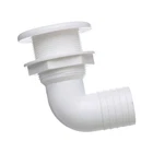 Seachoice 50-18121 90-DEGREE Thru-hull Connector, Fits 1-1/2 In. Id Hose (br) New. Price: $19.99.