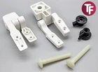 Jabsco 29098-1000 Toilet Seat Hinge Set For Compact Wood / Lid Assembly New. Price: $28.25.