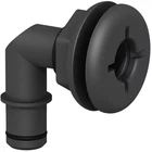 Flow-rite Thru HULL-3/4" Qwik-lok Elbow #MA-027-QLB New. Price: $7.92.