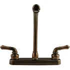 Dura Faucet DF-PK210C-ORB 8" Oil Rubbed Bronze Plastic Hi-rise Kitchen New. Price: $84.38.