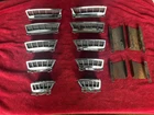 1964 1965 1966 Mustang Fastback 2+2 Side Louver Chrome Vent Inserts Complete Set Used. Price: $749.99.